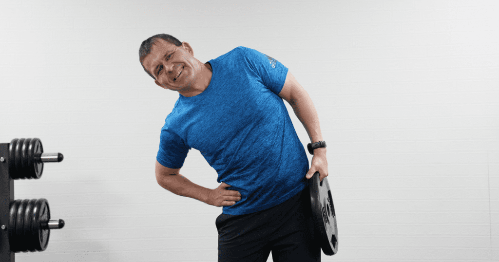 脇腹を引き締めるサイドベント